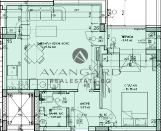 Продава 2-СТАЕН, гр. Пловдив, Кючук Париж, снимка 3 - Апартаменти - 54561529