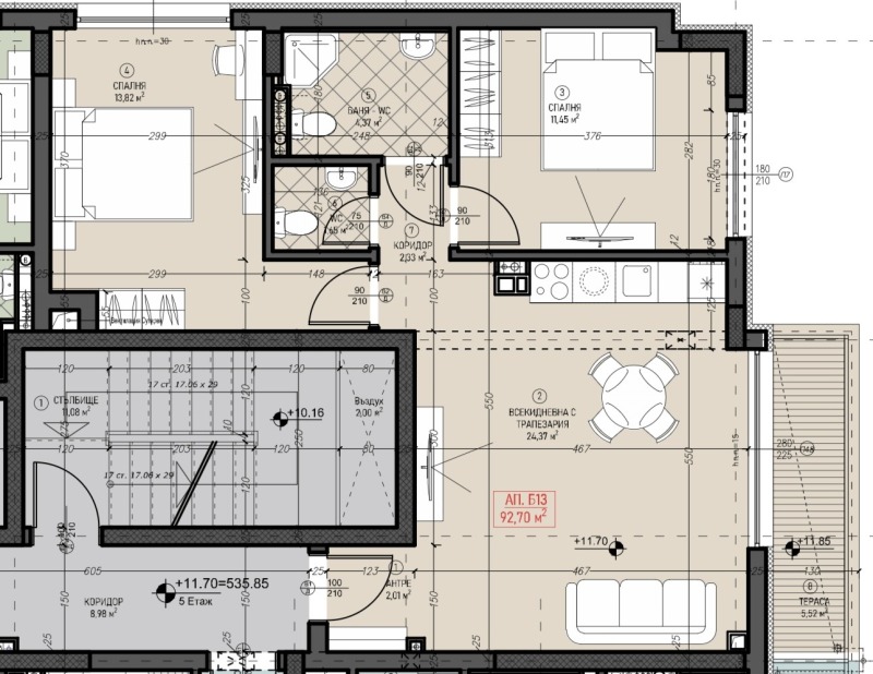 Продава 3-СТАЕН, гр. София, Левски В, снимка 2 - Апартаменти - 53363046