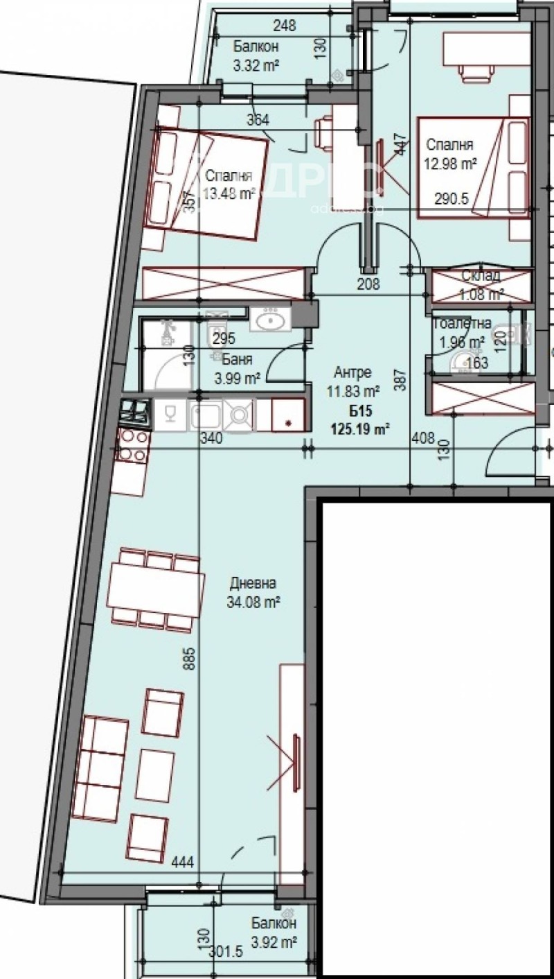 Продава 3-СТАЕН, гр. София, Сухата река, снимка 3 - Апартаменти - 53441482
