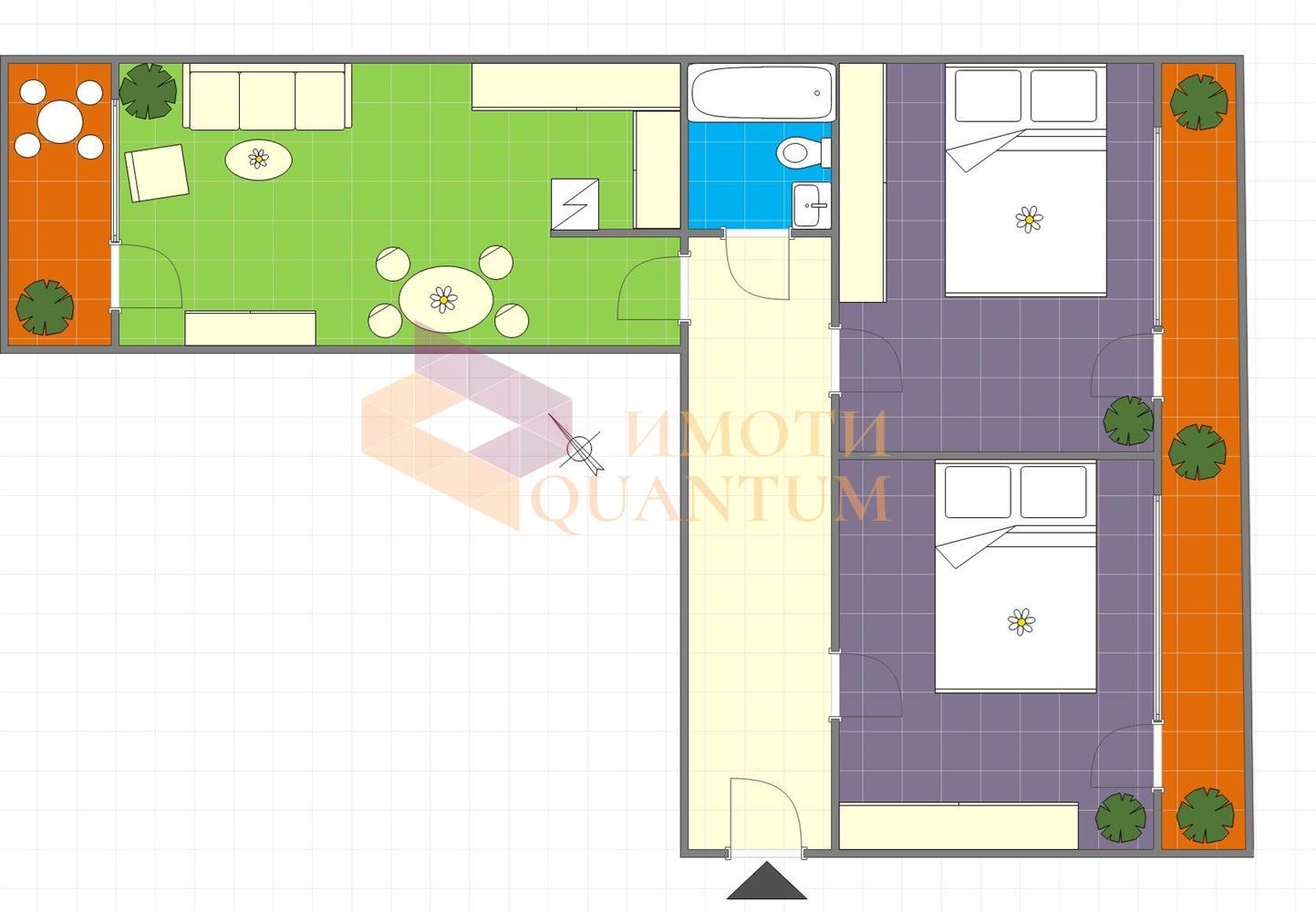 Продава 3-СТАЕН, гр. Варна, Окръжна болница-Генерали, снимка 4 - Апартаменти - 54275766