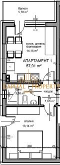 Продава 2-СТАЕН, с. Кранево, област Добрич, снимка 2