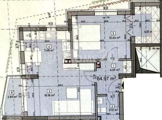 Продаја  1 спаваћа соба регион Софиа , Ботевград , 75 м2 | 47080564 - слика [6]