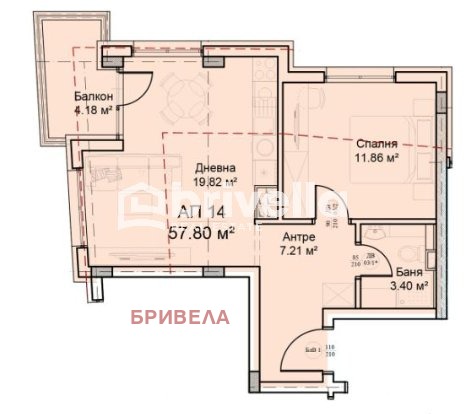 Продава 2-СТАЕН, гр. София, Модерно предградие, снимка 4 - Апартаменти - 55555789