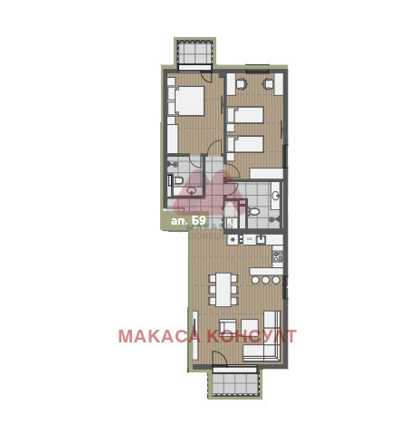 De vânzare  2 dormitoare Sofia , Vitoșa , 118 mp | 23799229 - imagine [10]