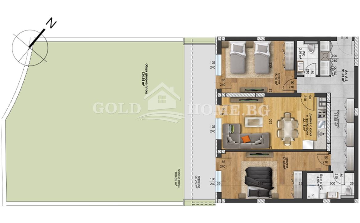 Продава 3-СТАЕН, гр. Пловдив, Отдих и култура, снимка 7 - Апартаменти - 55388975