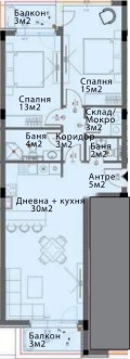 Продава 3-СТАЕН, град София, Модерно предградие • 182464 € / 356868.57 лв. • 87466801 2