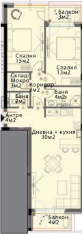 Продава 3-СТАЕН, град София, Модерно предградие • 182464 € / 356868.57 лв. • 87466801 3