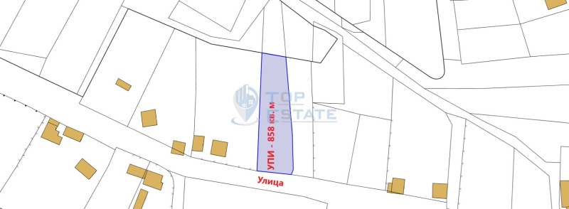 Продава ПАРЦЕЛ в област Габрово, с. Кръвеник - 858 кв.м / 6 902.44 € » 13 500 лв., ТОП ЕСТЕЙТ
