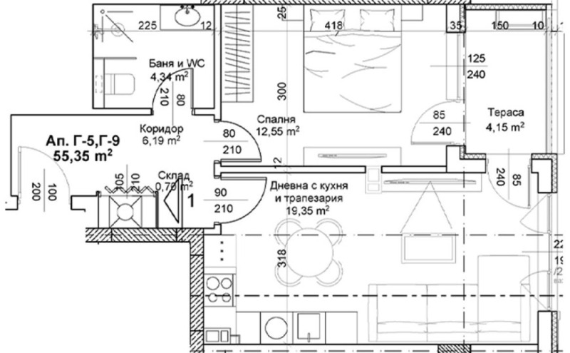 Продава 2-СТАЕН, гр. Пловдив, Христо Смирненски, снимка 3 - Aпартаменти - 49494045