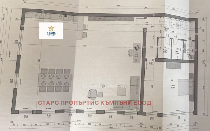 Продава КЪЩА, с. Казашка река, област Варна, снимка 3 - Къщи - 53619121