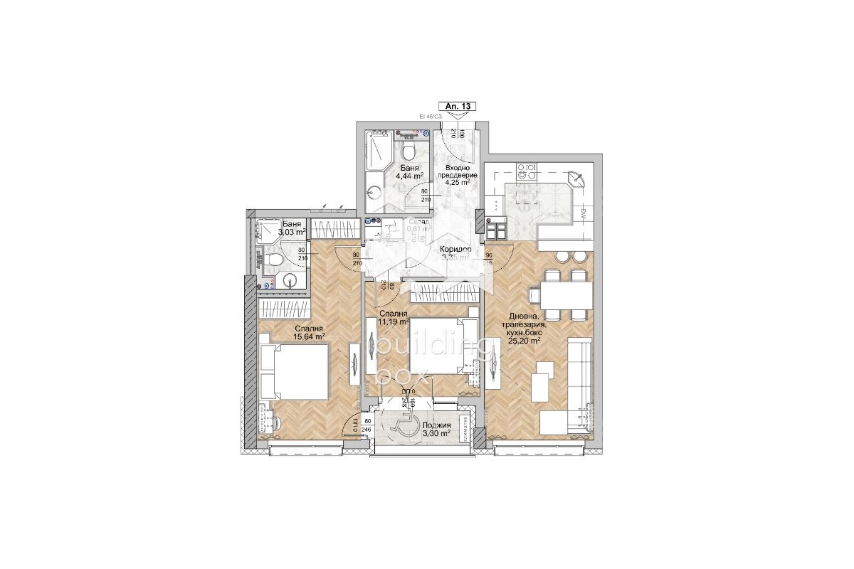 Продава 3-СТАЕН, гр. София, Люлин 8, снимка 2 - Апартаменти - 56072929