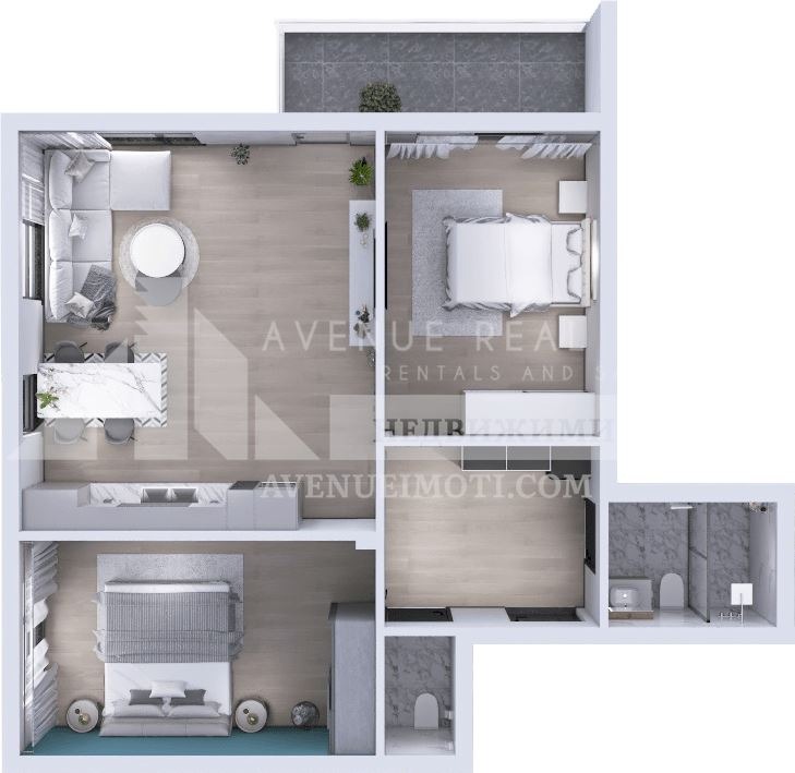 For Sale  2 bedroom Plovdiv , Yuzhen , 102 sq.m | 25137545 - image [6]