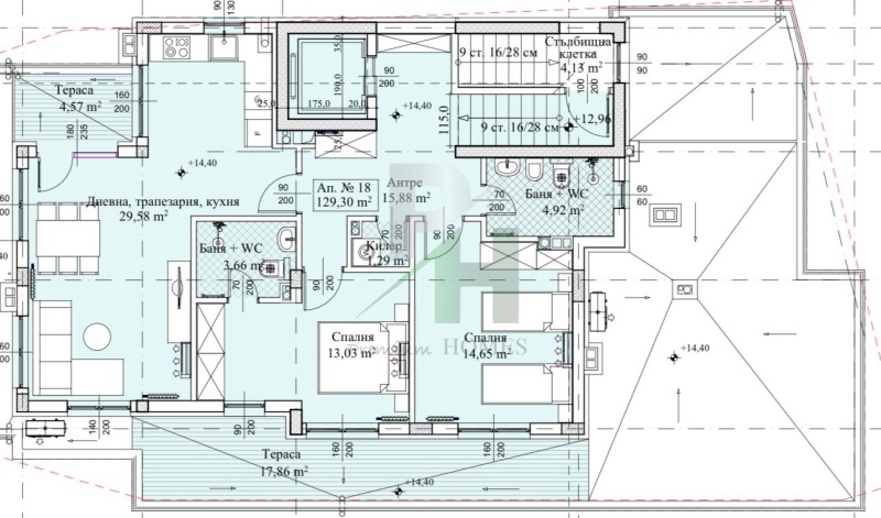 Продава  3-стаен град София , Витоша , 147 кв.м | 12228657 - изображение [15]