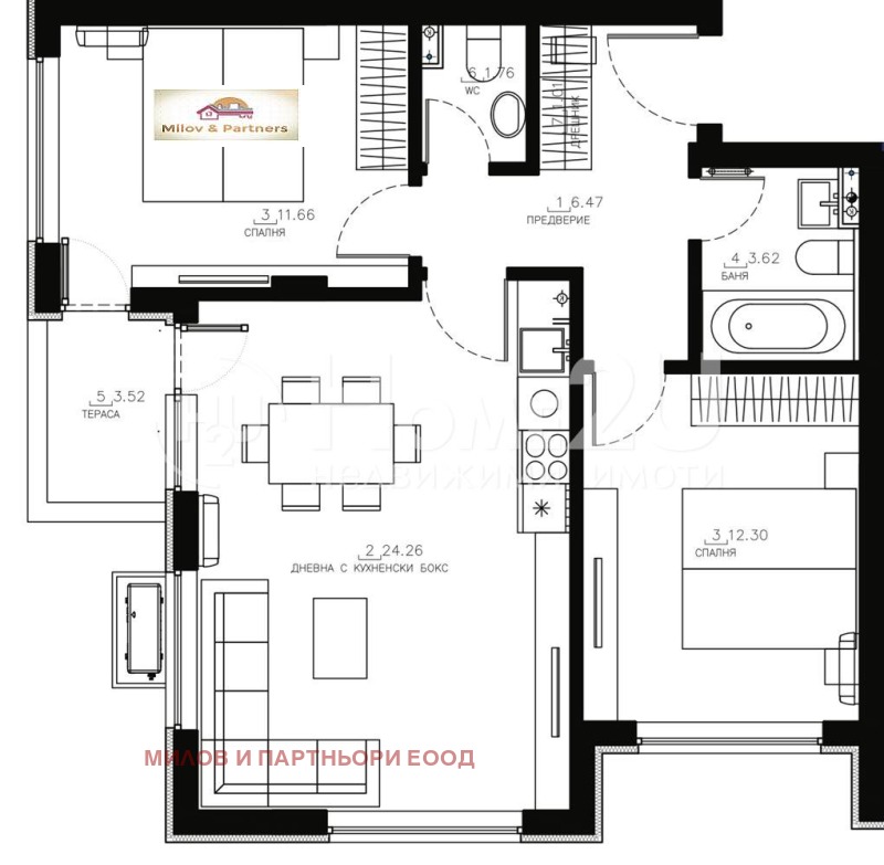 Продава 3-СТАЕН, гр. София, Студентски град, снимка 9 - Апартаменти - 53189807