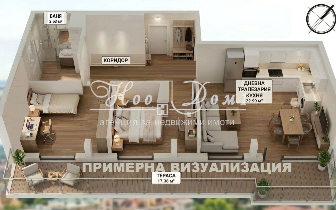 Продава 3-СТАЕН, гр. София, Младост 4