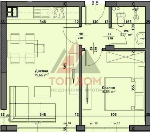 Продава 2-СТАЕН, гр. Варна, Виница, снимка 2 - Aпартаменти - 47967983