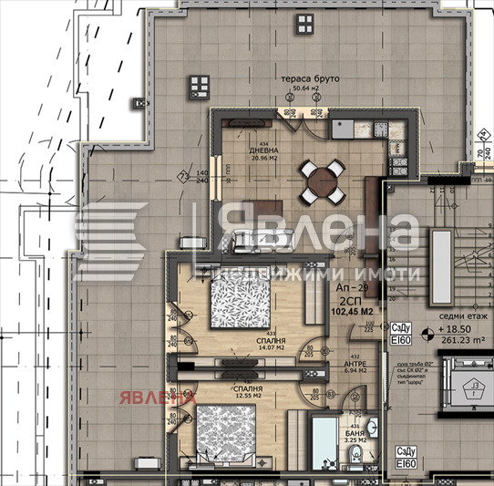 На продаж  2 спальні София , Левски , 153 кв.м | 32935042 - зображення [5]