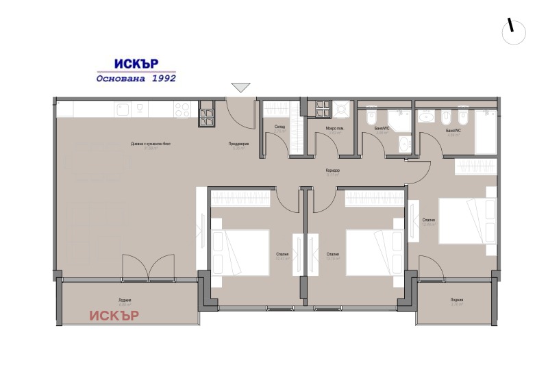 Продава 4-СТАЕН в град София, Оборище - 155 кв.м / 595 000 € » 1 163 718.85 лв., ИСКЪР
