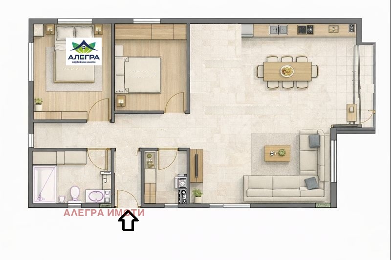 Продава 3-СТАЕН, гр. Пазарджик, Център