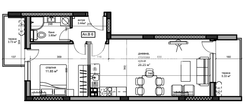 Продава 2-СТАЕН, гр. Пловдив, Кючук Париж, снимка 3 - Апартаменти - 53529273