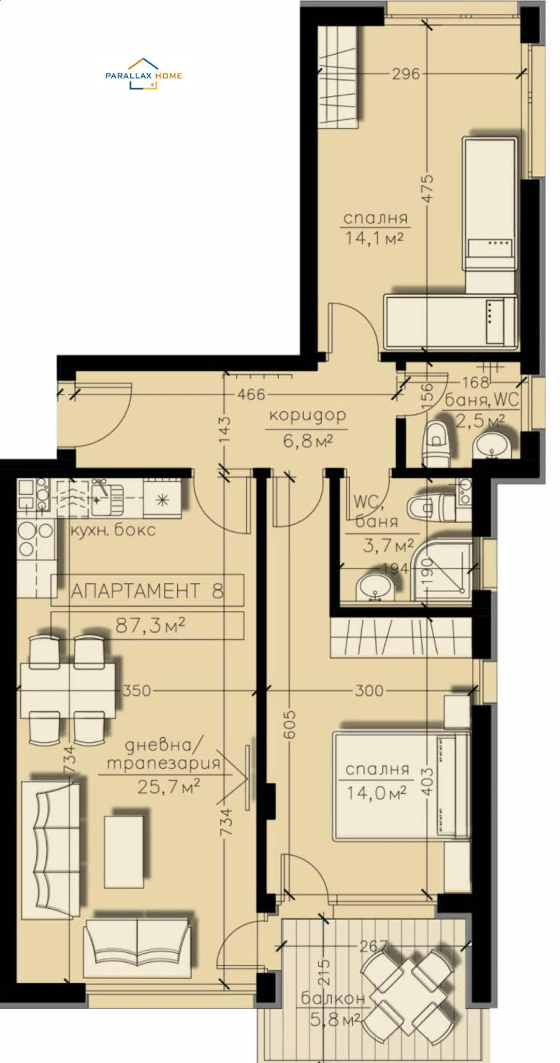 Продава 3-СТАЕН, гр. София, Бояна, снимка 13 - Aпартаменти - 48771584