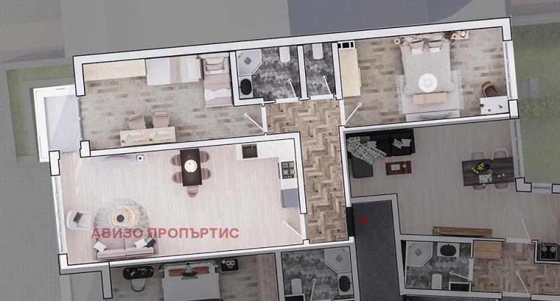 Продава  3-стаен град София , Стрелбище , 130 кв.м | 47954895 - изображение [2]