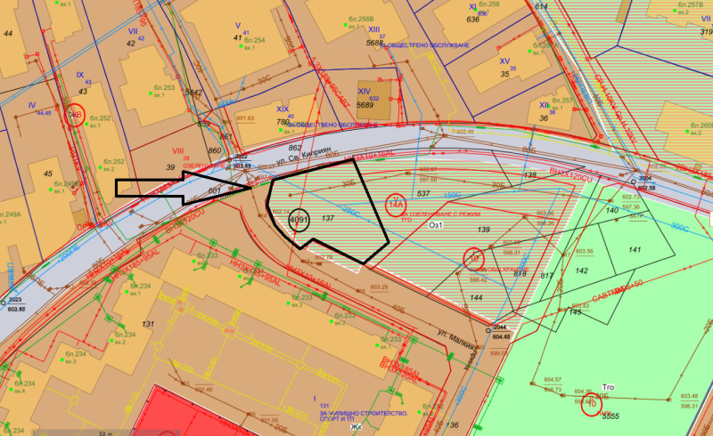 Na sprzedaż  Działka Sofia , Mladost 2 , 1080 mkw | 44873237 - obraz [3]