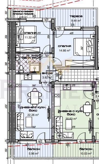 En venta  2 dormitorios Varna , Izgrev , 102 metros cuadrados | 69731494 - imagen [2]