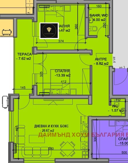 Продава  3-стаен град Пловдив , Южен , 108 кв.м | 50030141 - изображение [2]