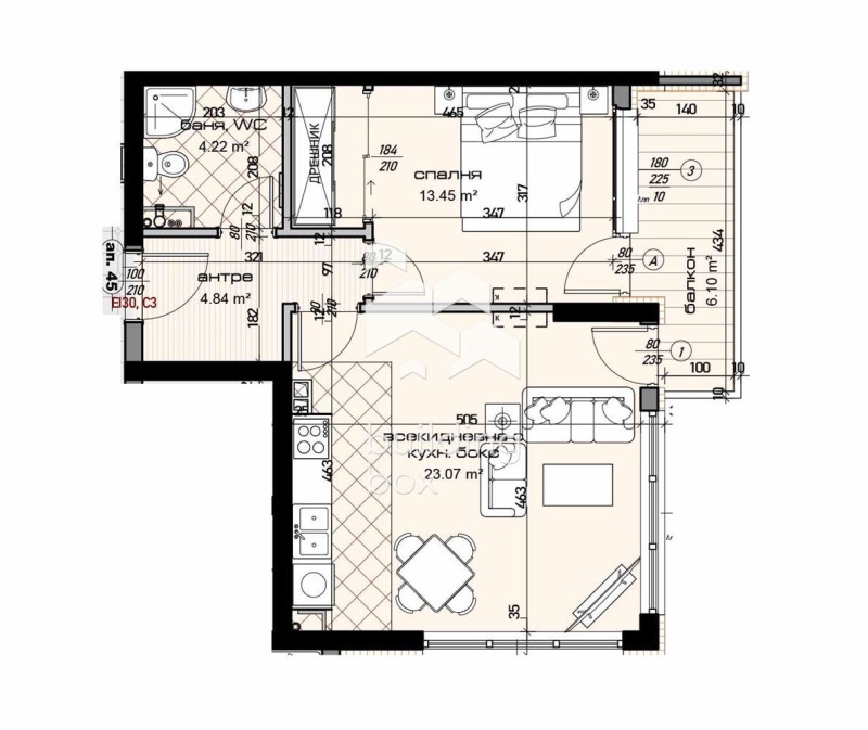 Продава 2-СТАЕН, гр. Варна, Младост 1, снимка 2 - Aпартаменти - 48024011