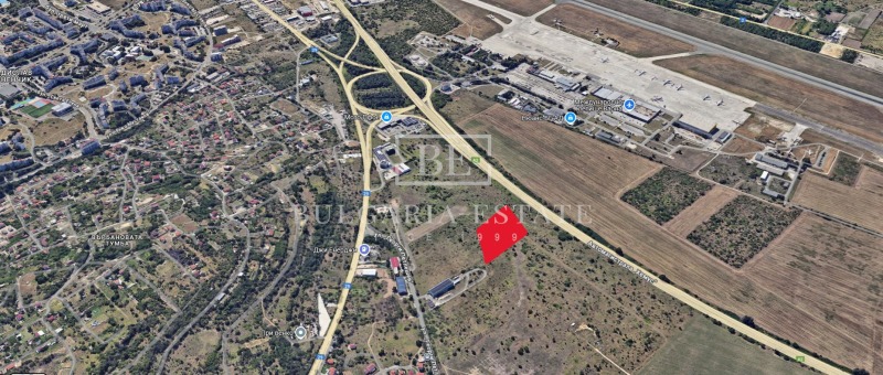 Продава ПАРЦЕЛ в град Варна, Летище - 7031 кв.м / 492 170 € » 962 600.85 лв., БЪЛГАРИЯ-ЕСТЕЙТ