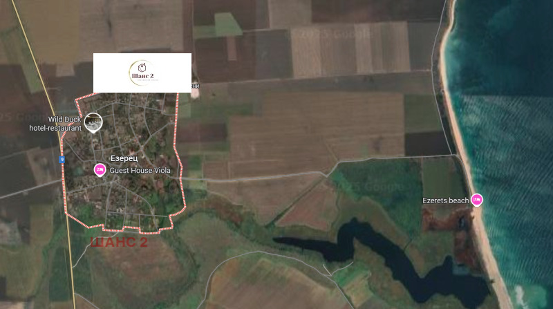Продава ПАРЦЕЛ в област Добрич, с. Езерец - 3606 кв.м / 97 362 € » 190 423.52 лв., ШАНС 2