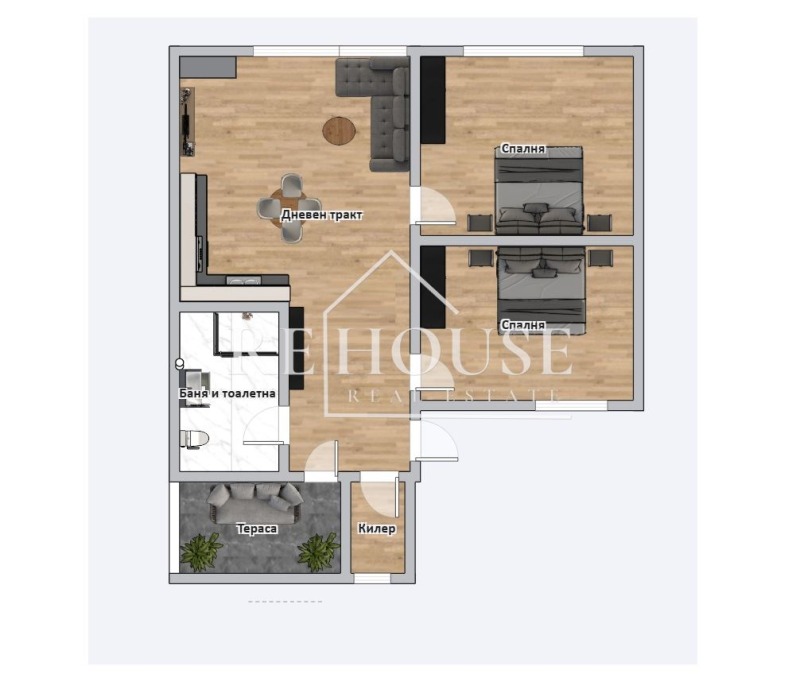 Продава 3-СТАЕН, гр. Варна, Чаталджа, снимка 12 - Апартаменти - 52826669