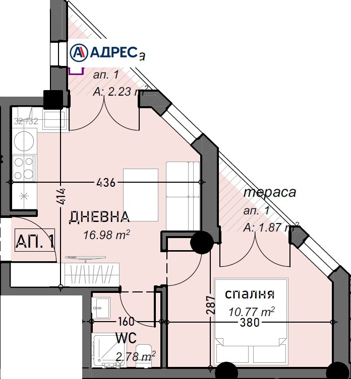 Продава 2-СТАЕН, гр. Стара Загора, Била, снимка 2 - Aпартаменти - 47036397