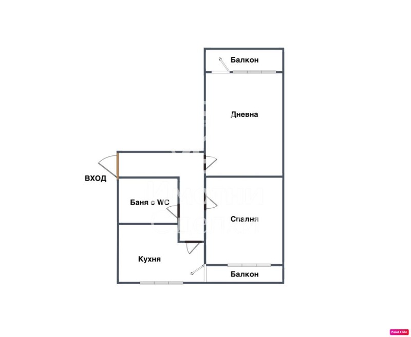 De vânzare  1 dormitor Sofia , Mladost 2 , 61 mp | 74314393 - imagine [12]