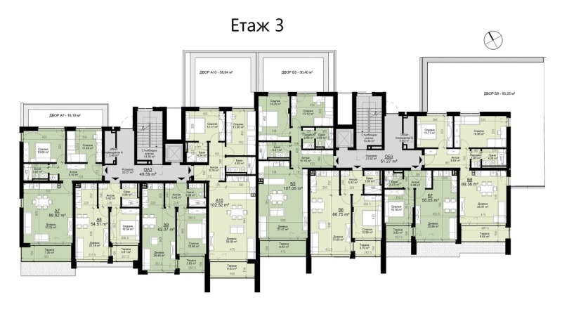 Продава 3-СТАЕН, гр. Варна, Бриз, снимка 2 - Aпартаменти - 49194410