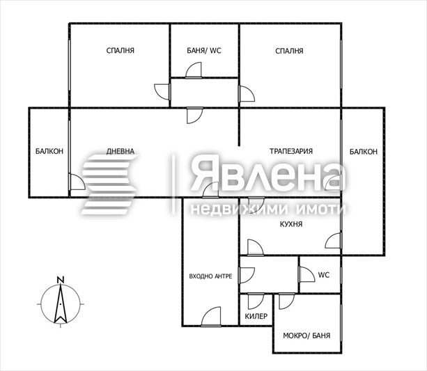 Продава 3-СТАЕН, гр. София, Илинден, снимка 2 - Aпартаменти - 47669637