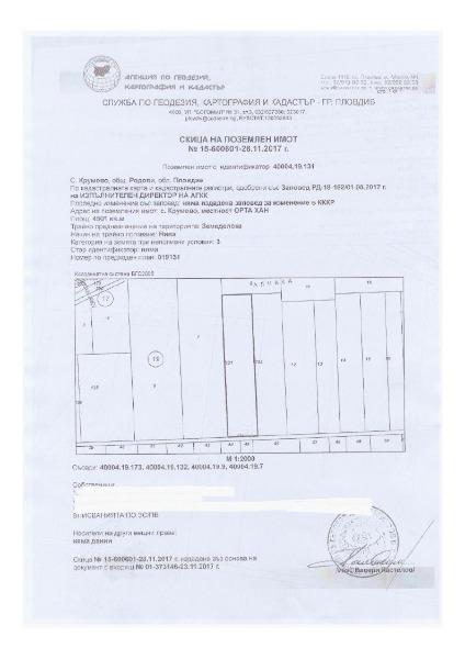 Продава ПАРЦЕЛ, с. Крумово, област Пловдив, снимка 2 - Парцели - 55756146