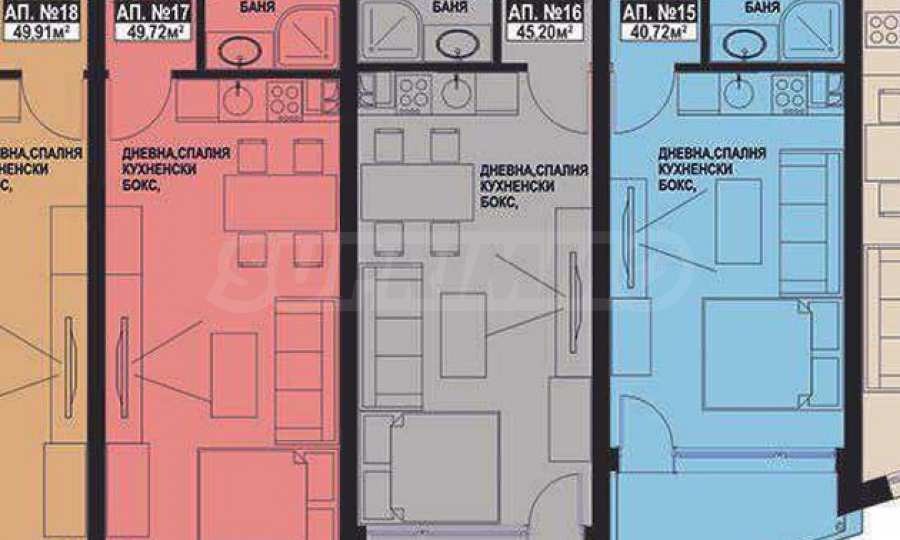 Продава 1-СТАЕН, гр. Поморие, област Бургас, снимка 2 - Апартаменти - 51182152
