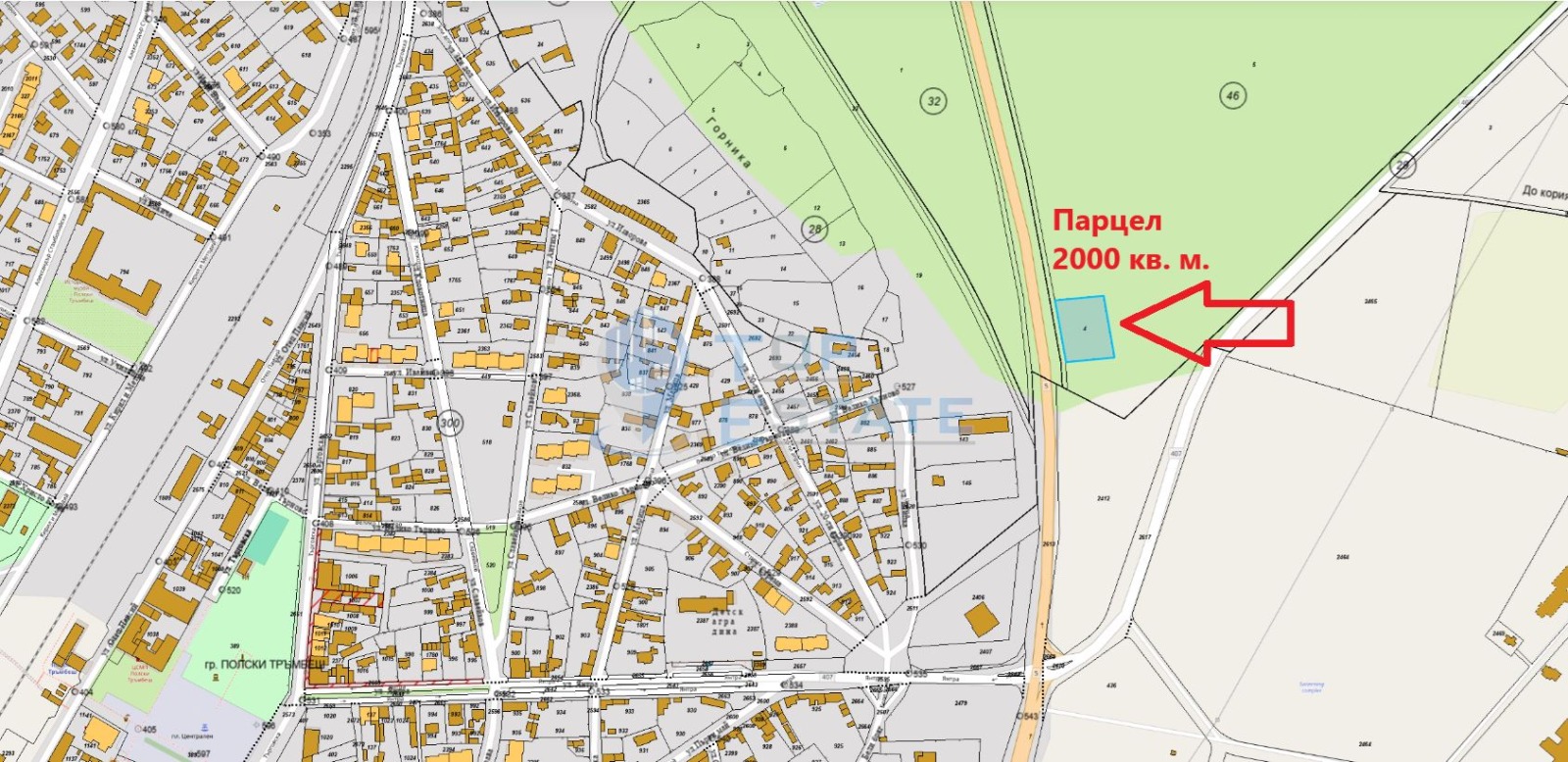 Продава ПАРЦЕЛ, гр. Полски Тръмбеш, област Велико Търново, снимка 2 - Парцели - 53005996