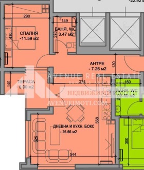 Продава 2-стаен град Пловдив Южен - [1] 