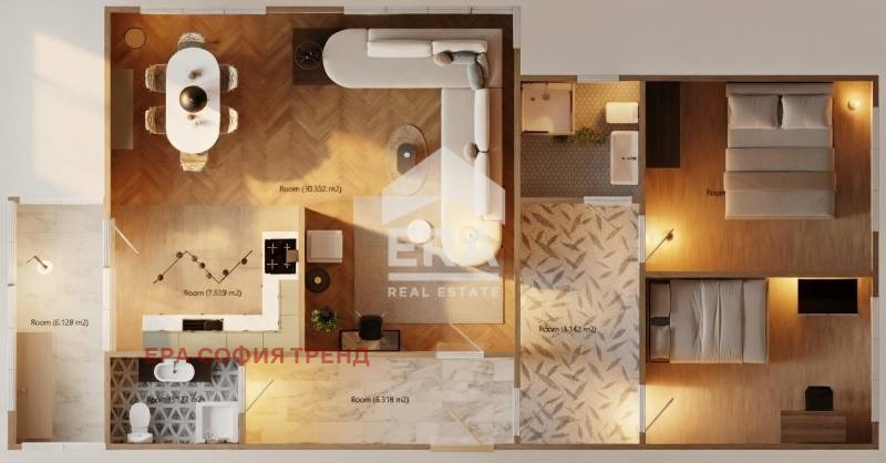 Продава 3-СТАЕН, гр. София, Медицинска академия, снимка 7 - Апартаменти - 53771779