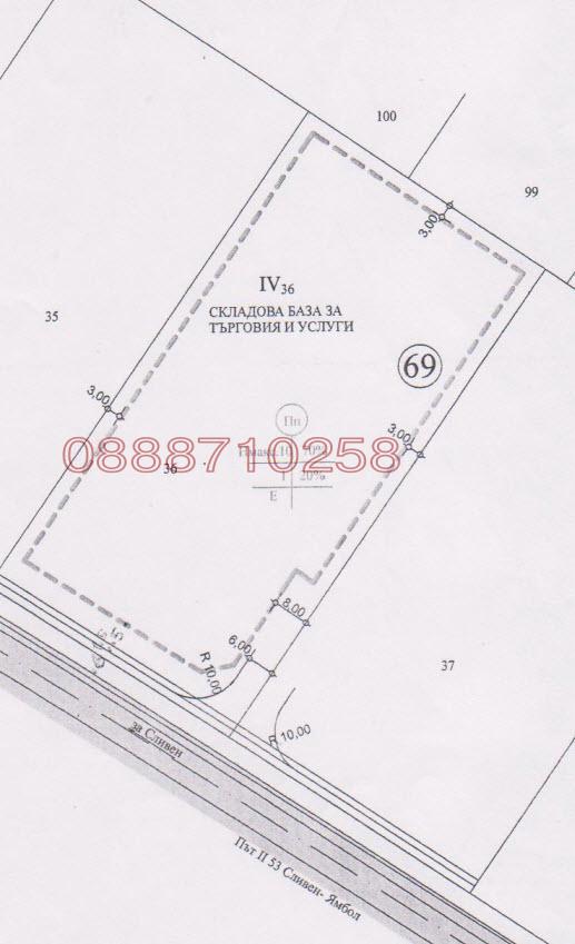 Продава ПАРЦЕЛ, гр. Ямбол, Промишлена зона, снимка 5 - Парцели - 52783593