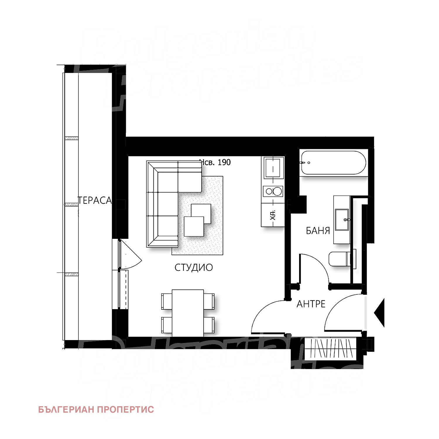 Продава 1-СТАЕН, к.к. Боровец, област София област, снимка 5 - Апартаменти - 53876005