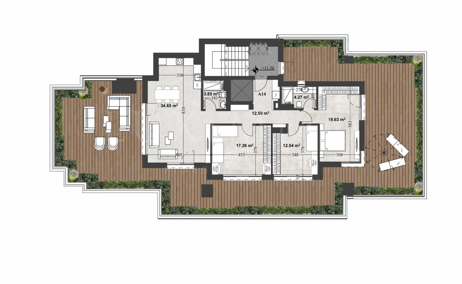 Продава 4-СТАЕН, гр. София, Кръстова вада, снимка 3 - Апартаменти - 55644905