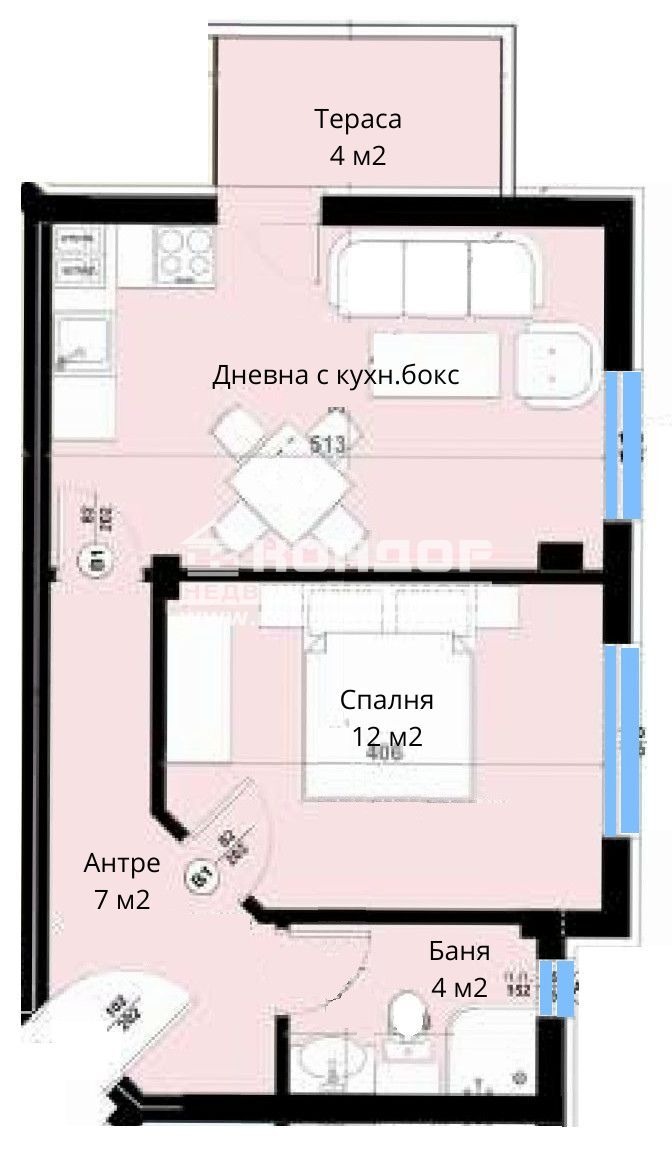 À vendre  1 chambre Plovdiv , Ostromila , 57 m² | 88011742 - image [6]
