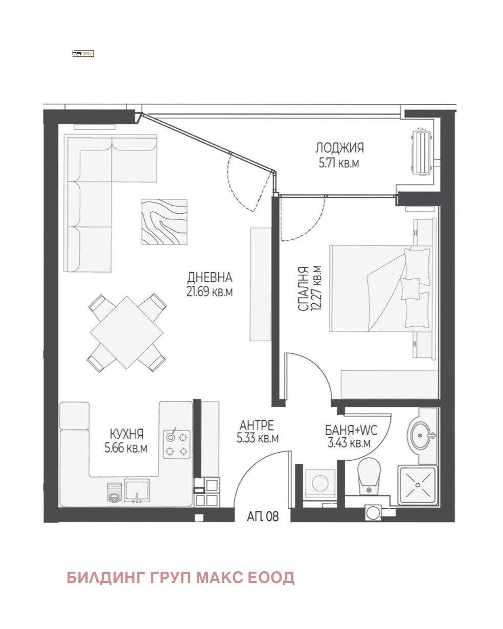 Продава 2-СТАЕН, гр. София, Овча купел 1, снимка 9 - Апартаменти - 54462609