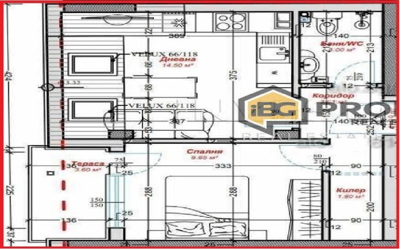 Продава  2-стаен град Варна , Погреби , 50 кв.м | 78569159 - изображение [2]