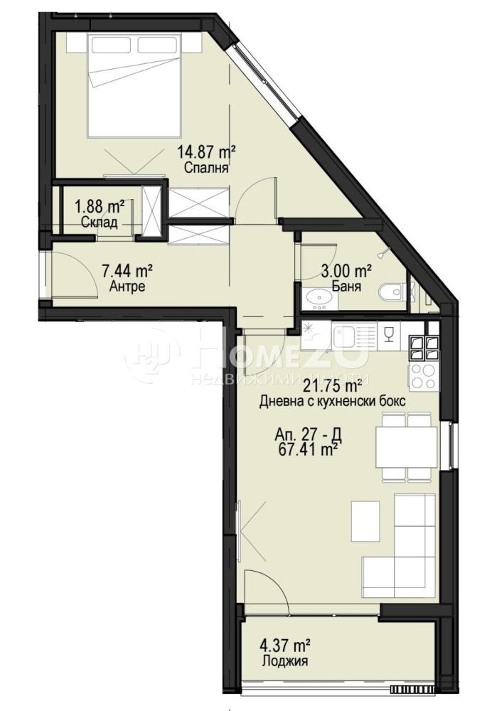 Продава 2-СТАЕН, гр. София, Дружба 2, снимка 15 - Апартаменти - 53794342