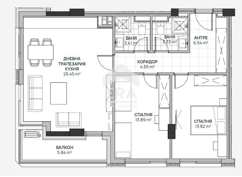 Продава 3-СТАЕН, гр. София, Люлин 2, снимка 3 - Aпартаменти - 48127101